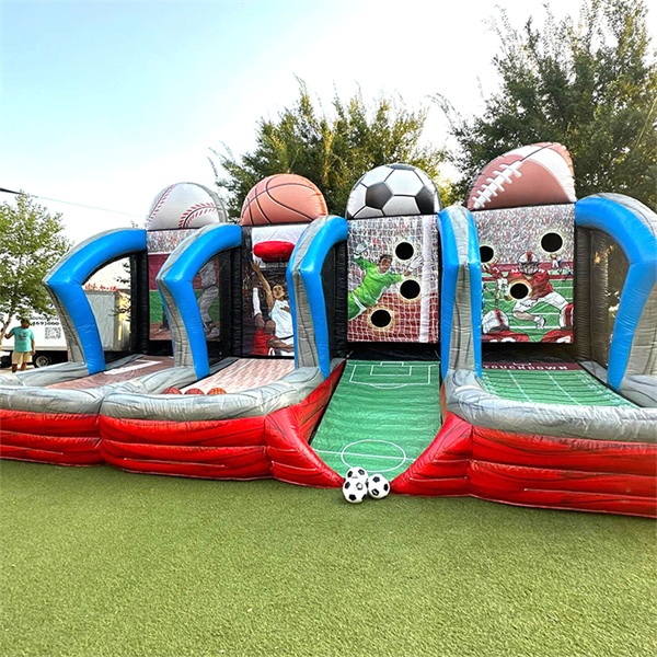 Green and white marble color inflatable slide giant inflatable water slide