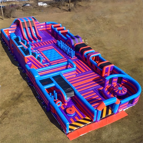 Summer beach inflatable water slide with pool for outdoor kids adults play
