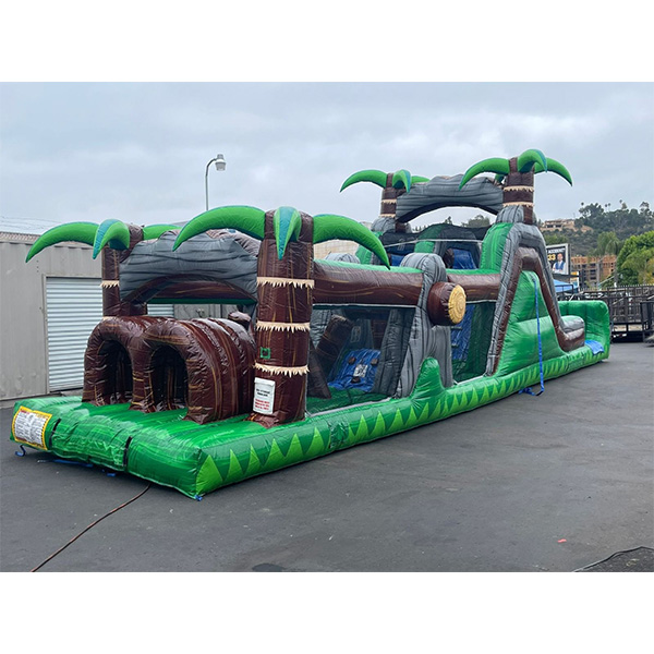 Blue Red Inflatable Water Slide Bouncy Castle Inflatable Waterslide for Adults