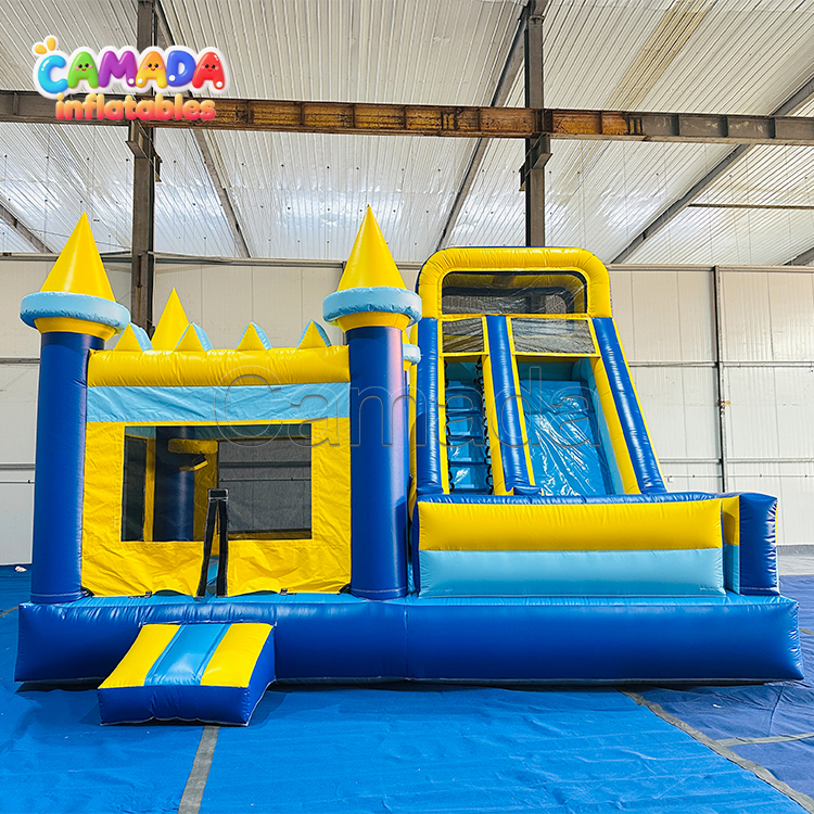 Most Popular 6m Bouncing Castle and Slide Combo Inflatable Outdoor Inflatable Bouncy Castle Bounce House Commercial for Kids