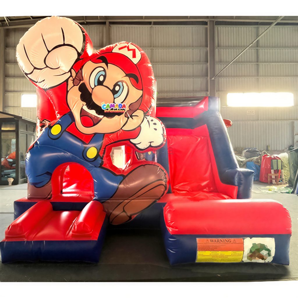 Mario Combo Bounce House Castle and Slide for Kids Party