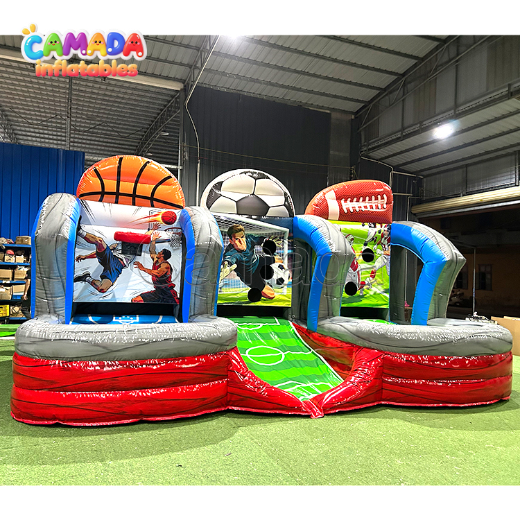 3 in 1 Multi-Sport Inflatable Game for Backyard Family Fun