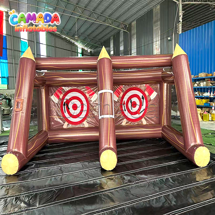 Funny Inflatable Competitive Sport Games Axe Throwing Games Portable