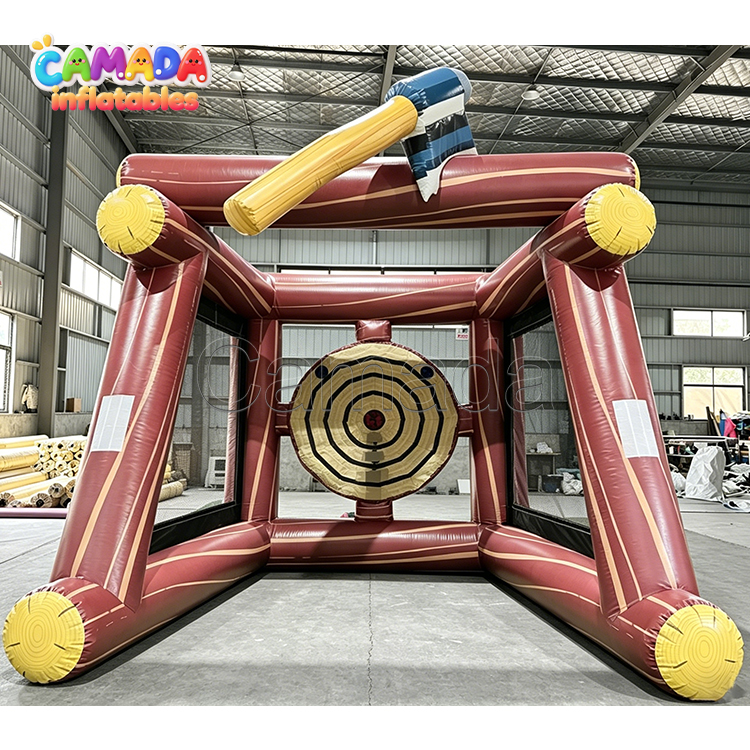 Indoor Outdoor Inflatable Axe Throwing Sports Game for Kids Adults Amusement Park
