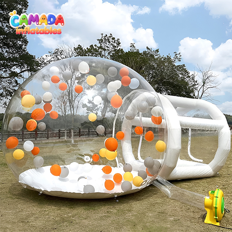 Outdoor Kids Player Foldable Party Transparent Balloon Dome Bounce Tent Jumping Castle