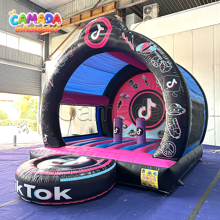 Tik Tok Commercial Bounce House Inflatable Jumping Castles for Party Use