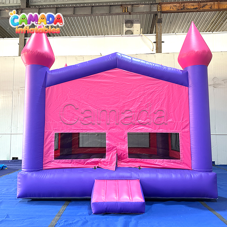 Colorful Jumping Trampoline House Party Bouncer with Art Panels Customization