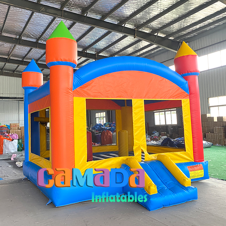 Inflatable Bounce House PVC Inflatable Kids Bouncy Castle Commercial Kids Bouncing Play House Games