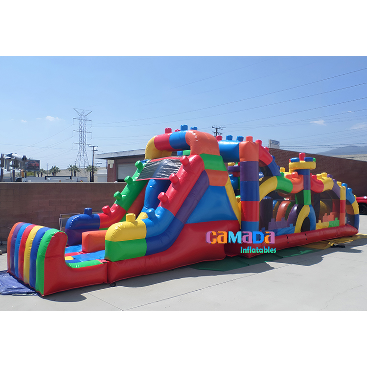 Giant Commercial Bounce House Adult Game Obstacle Course Kids Sports Activities Inflatable Obstacle Course Inflatable for Adults