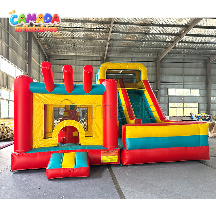 Heavy Duty Durable Bounce House Combo Castle Inflatable Bouncer with Slide Commercial and Family Party Use